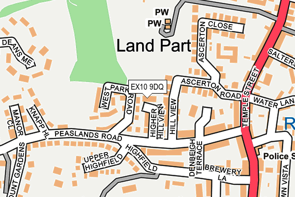 EX10 9DQ map - OS OpenMap – Local (Ordnance Survey) EX10 9DQ map - OS OpenMap – Local (Ordnance Survey)