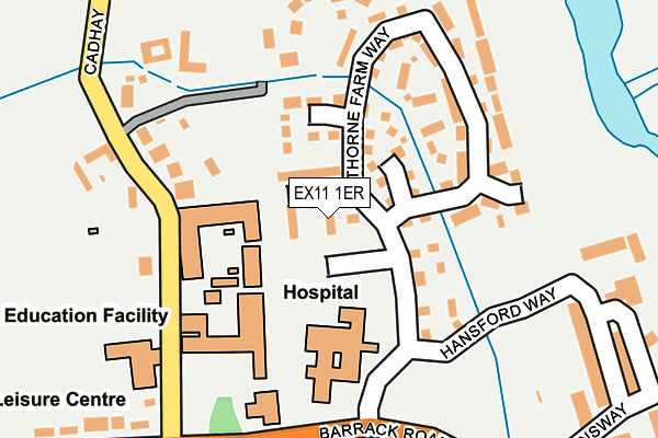 EX11 1ER map - OS OpenMap – Local (Ordnance Survey) EX11 1ER map - OS OpenMap – Local (Ordnance Survey)