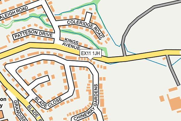 EX11 1JH map - OS OpenMap – Local (Ordnance Survey) EX11 1JH map - OS OpenMap – Local (Ordnance Survey)