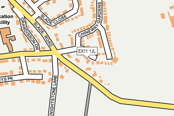 EX11 1JL map - OS OpenMap – Local (Ordnance Survey) EX11 1JL map - OS OpenMap – Local (Ordnance Survey)