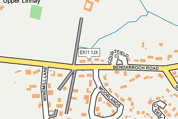 EX11 1JX map - OS OpenMap – Local (Ordnance Survey) EX11 1JX map - OS OpenMap – Local (Ordnance Survey)