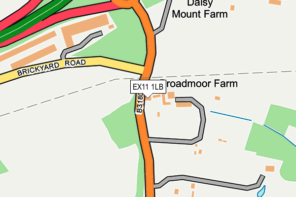 EX11 1LB map - OS OpenMap – Local (Ordnance Survey) EX11 1LB map - OS OpenMap – Local (Ordnance Survey)