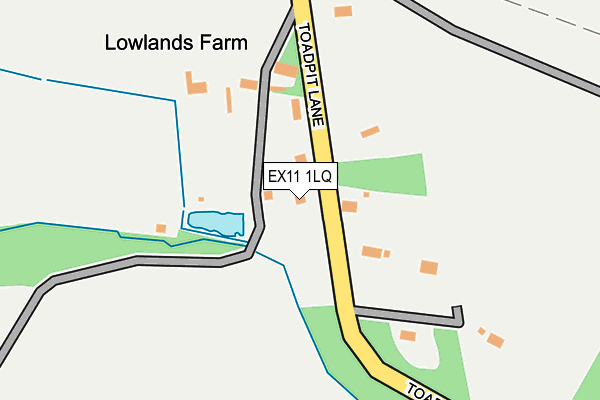 EX11 1LQ map - OS OpenMap – Local (Ordnance Survey) EX11 1LQ map - OS OpenMap – Local (Ordnance Survey)