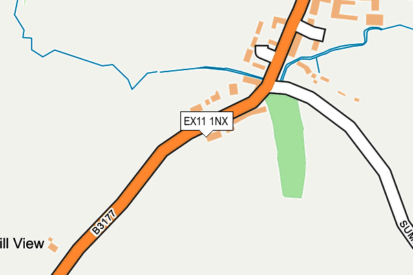 EX11 1NX map - OS OpenMap – Local (Ordnance Survey) EX11 1NX map - OS OpenMap – Local (Ordnance Survey)