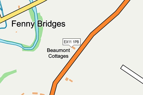 EX11 1PB map - OS OpenMap – Local (Ordnance Survey) EX11 1PB map - OS OpenMap – Local (Ordnance Survey)