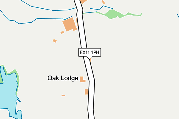 EX11 1PH map - OS OpenMap – Local (Ordnance Survey)
