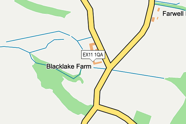 EX11 1QA map - OS OpenMap – Local (Ordnance Survey) EX11 1QA map - OS OpenMap – Local (Ordnance Survey)