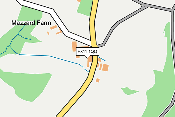 EX11 1QQ map - OS OpenMap – Local (Ordnance Survey) EX11 1QQ map - OS OpenMap – Local (Ordnance Survey)