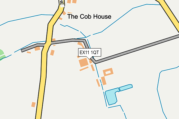 EX11 1QT map - OS OpenMap – Local (Ordnance Survey) EX11 1QT map - OS OpenMap – Local (Ordnance Survey)