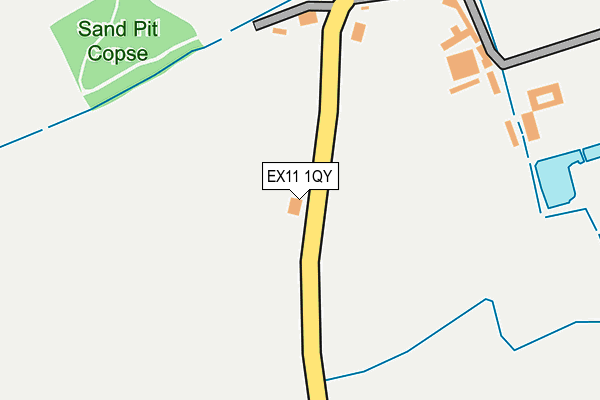 EX11 1QY map - OS OpenMap – Local (Ordnance Survey) EX11 1QY map - OS OpenMap – Local (Ordnance Survey)