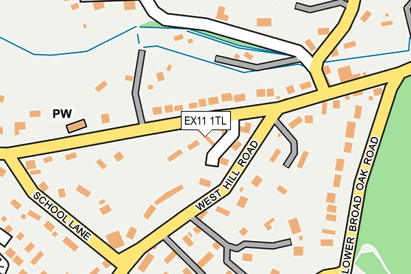 EX11 1TL map - OS OpenMap – Local (Ordnance Survey) EX11 1TL map - OS OpenMap – Local (Ordnance Survey)