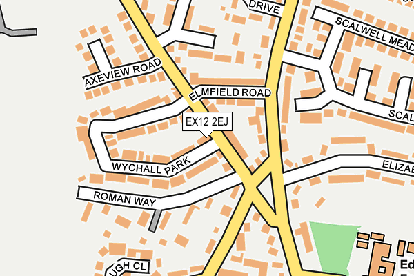 EX12 2EJ map - OS OpenMap – Local (Ordnance Survey) EX12 2EJ map - OS OpenMap – Local (Ordnance Survey)