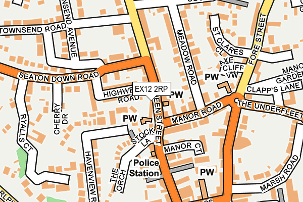 EX12 2RP map - OS OpenMap – Local (Ordnance Survey) EX12 2RP map - OS OpenMap – Local (Ordnance Survey)