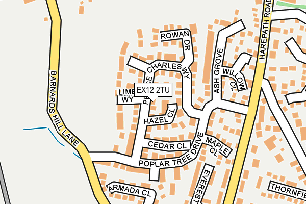 EX12 2TU map - OS OpenMap – Local (Ordnance Survey) EX12 2TU map - OS OpenMap – Local (Ordnance Survey)