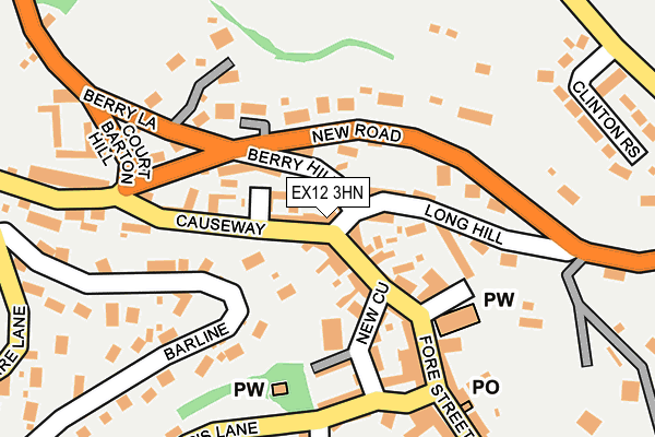 EX12 3HN map - OS OpenMap – Local (Ordnance Survey) EX12 3HN map - OS OpenMap – Local (Ordnance Survey)