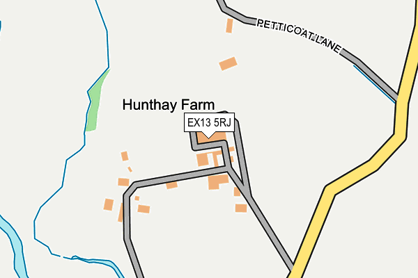 EX13 5RJ map - OS OpenMap – Local (Ordnance Survey) EX13 5RJ map - OS OpenMap – Local (Ordnance Survey)