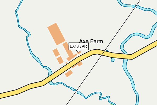 EX13 7AR map - OS OpenMap – Local (Ordnance Survey) EX13 7AR map - OS OpenMap – Local (Ordnance Survey)