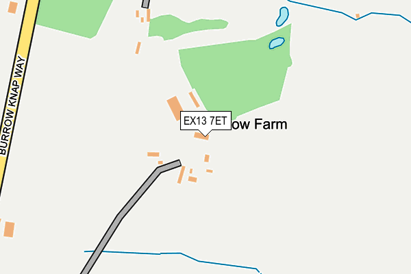 EX13 7ET map - OS OpenMap – Local (Ordnance Survey) EX13 7ET map - OS OpenMap – Local (Ordnance Survey)