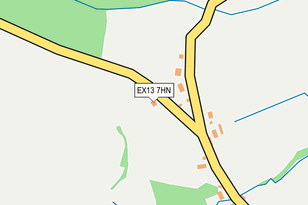 EX13 7HN map - OS OpenMap – Local (Ordnance Survey) EX13 7HN map - OS OpenMap – Local (Ordnance Survey)