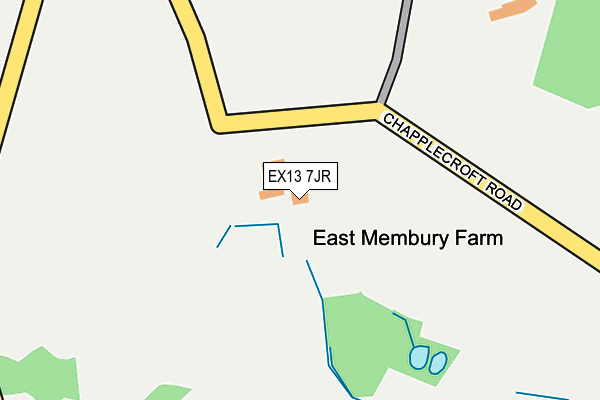EX13 7JR map - OS OpenMap – Local (Ordnance Survey) EX13 7JR map - OS OpenMap – Local (Ordnance Survey)