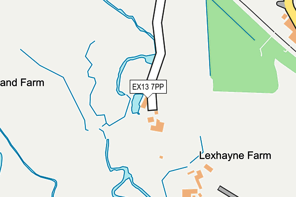 EX13 7PP map - OS OpenMap – Local (Ordnance Survey) EX13 7PP map - OS OpenMap – Local (Ordnance Survey)