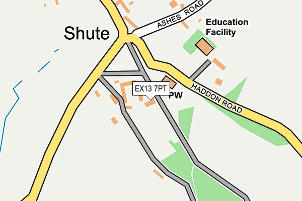 EX13 7PT map - OS OpenMap – Local (Ordnance Survey) EX13 7PT map - OS OpenMap – Local (Ordnance Survey)