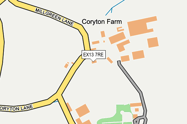 EX13 7RE map - OS OpenMap – Local (Ordnance Survey) EX13 7RE map - OS OpenMap – Local (Ordnance Survey)