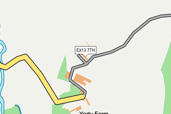 EX13 7TH map - OS OpenMap – Local (Ordnance Survey) EX13 7TH map - OS OpenMap – Local (Ordnance Survey)