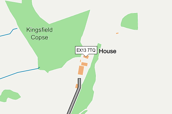 EX13 7TQ map - OS OpenMap – Local (Ordnance Survey) EX13 7TQ map - OS OpenMap – Local (Ordnance Survey)