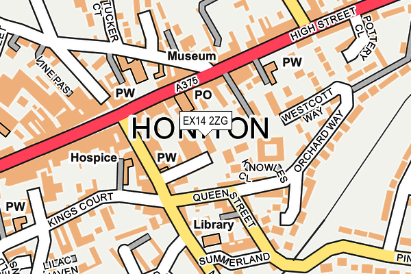EX14 2ZG map - OS OpenMap – Local (Ordnance Survey) EX14 2ZG map - OS OpenMap – Local (Ordnance Survey)