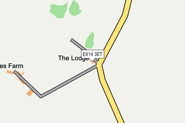 EX14 3ET map - OS OpenMap – Local (Ordnance Survey) EX14 3ET map - OS OpenMap – Local (Ordnance Survey)
