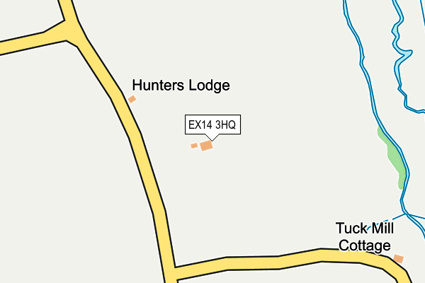 EX14 3HQ map - OS OpenMap – Local (Ordnance Survey) EX14 3HQ map - OS OpenMap – Local (Ordnance Survey)