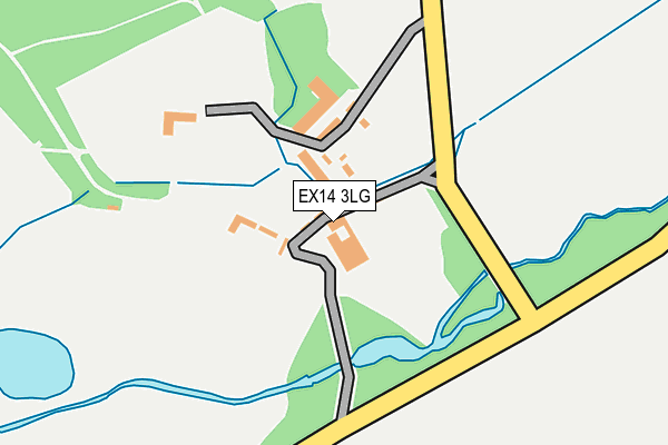 EX14 3LG map - OS OpenMap – Local (Ordnance Survey) EX14 3LG map - OS OpenMap – Local (Ordnance Survey)