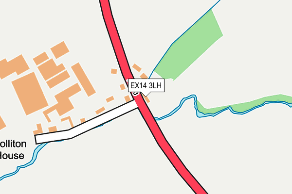 EX14 3LH map - OS OpenMap – Local (Ordnance Survey) EX14 3LH map - OS OpenMap – Local (Ordnance Survey)