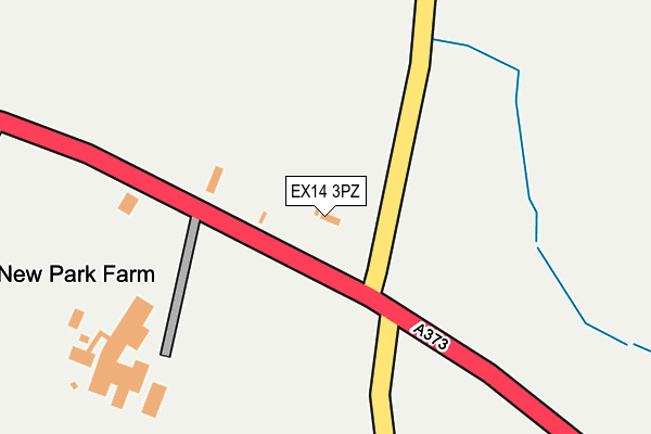 EX14 3PZ map - OS OpenMap – Local (Ordnance Survey) EX14 3PZ map - OS OpenMap – Local (Ordnance Survey)