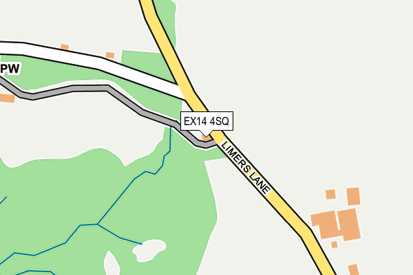EX14 4SQ map - OS OpenMap – Local (Ordnance Survey) EX14 4SQ map - OS OpenMap – Local (Ordnance Survey)