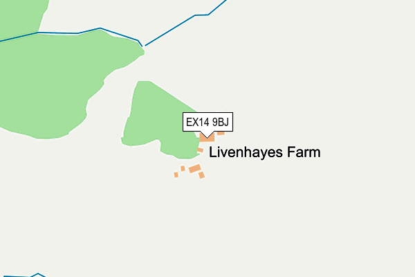EX14 9BJ map - OS OpenMap – Local (Ordnance Survey) EX14 9BJ map - OS OpenMap – Local (Ordnance Survey)