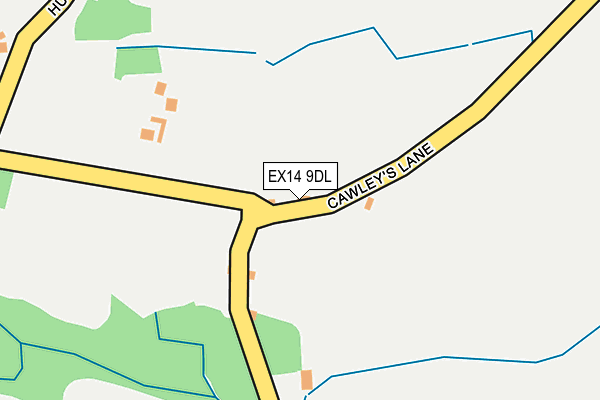 EX14 9DL map - OS OpenMap – Local (Ordnance Survey) EX14 9DL map - OS OpenMap – Local (Ordnance Survey)