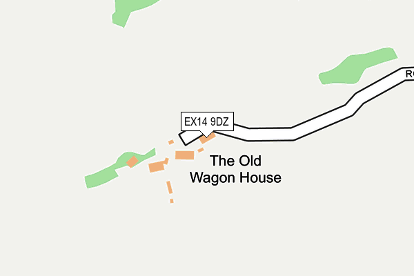EX14 9DZ map - OS OpenMap – Local (Ordnance Survey) EX14 9DZ map - OS OpenMap – Local (Ordnance Survey)