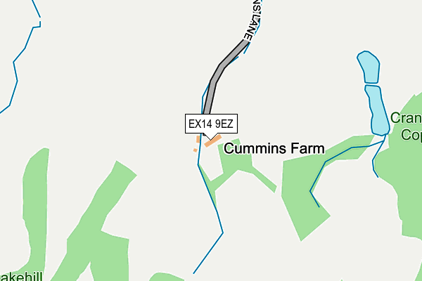EX14 9EZ map - OS OpenMap – Local (Ordnance Survey) EX14 9EZ map - OS OpenMap – Local (Ordnance Survey)