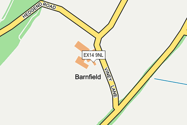 EX14 9NL map - OS OpenMap – Local (Ordnance Survey) EX14 9NL map - OS OpenMap – Local (Ordnance Survey)