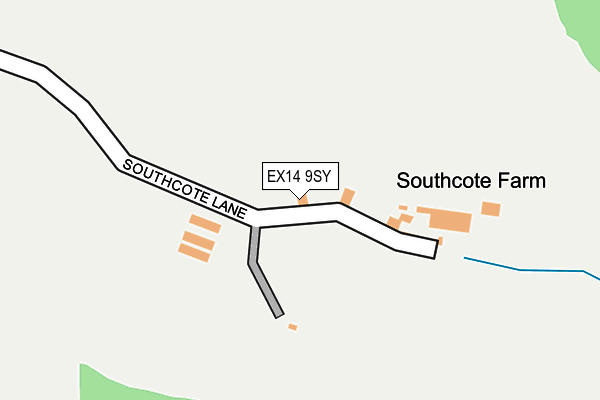 EX14 9SY map - OS OpenMap – Local (Ordnance Survey) EX14 9SY map - OS OpenMap – Local (Ordnance Survey)