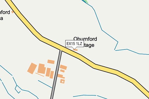 EX15 1LZ map - OS OpenMap – Local (Ordnance Survey) EX15 1LZ map - OS OpenMap – Local (Ordnance Survey)