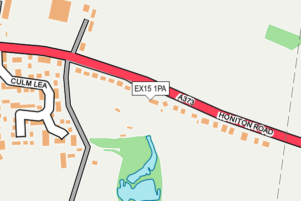 EX15 1PA map - OS OpenMap – Local (Ordnance Survey) EX15 1PA map - OS OpenMap – Local (Ordnance Survey)