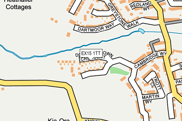 EX15 1TT map - OS OpenMap – Local (Ordnance Survey) EX15 1TT map - OS OpenMap – Local (Ordnance Survey)