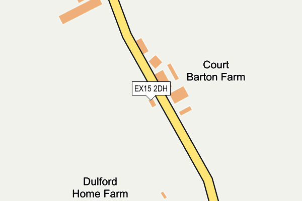 EX15 2DH map - OS OpenMap – Local (Ordnance Survey) EX15 2DH map - OS OpenMap – Local (Ordnance Survey)