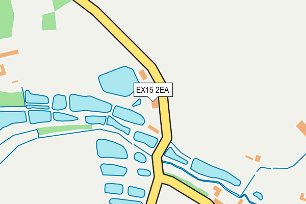 EX15 2EA map - OS OpenMap – Local (Ordnance Survey) EX15 2EA map - OS OpenMap – Local (Ordnance Survey)
