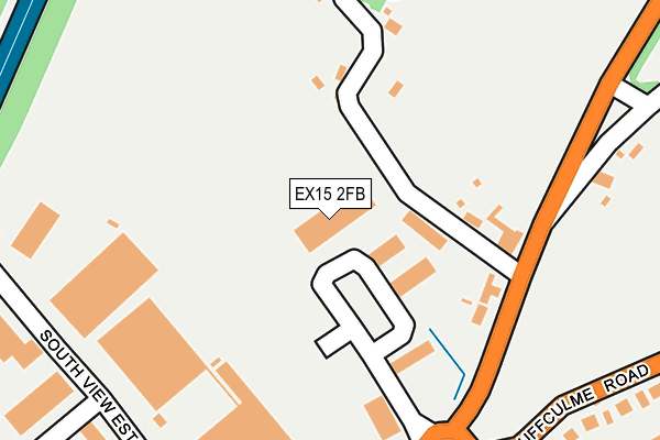 EX15 2FB map - OS OpenMap – Local (Ordnance Survey) EX15 2FB map - OS OpenMap – Local (Ordnance Survey)