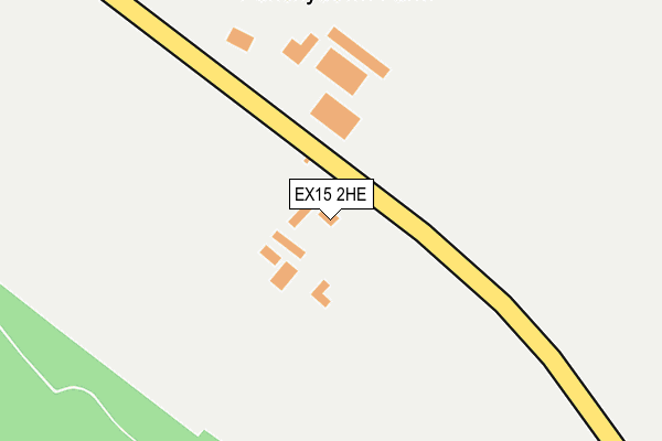 EX15 2HE map - OS OpenMap – Local (Ordnance Survey) EX15 2HE map - OS OpenMap – Local (Ordnance Survey)
