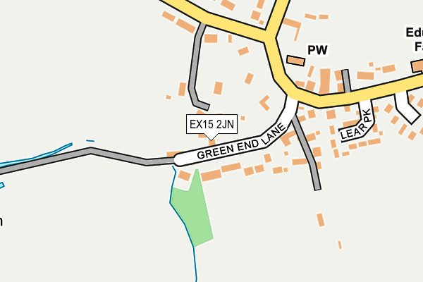 EX15 2JN map - OS OpenMap – Local (Ordnance Survey) EX15 2JN map - OS OpenMap – Local (Ordnance Survey)